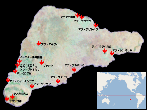 イースター島マップ